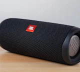 Gallery thumbnail: black portable speaker